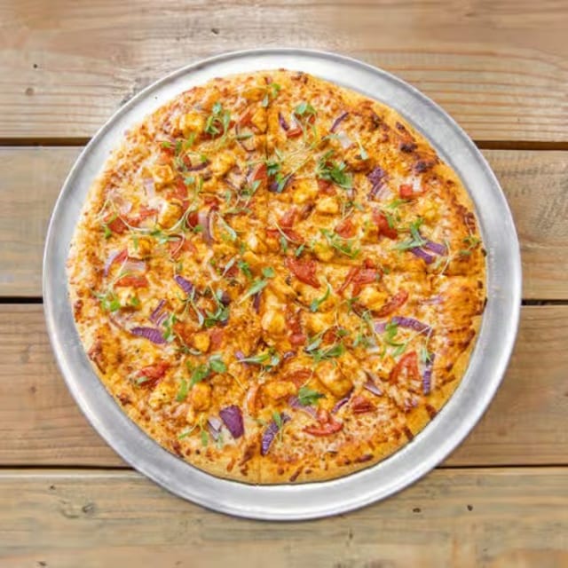 Tikka Masala Pizza.